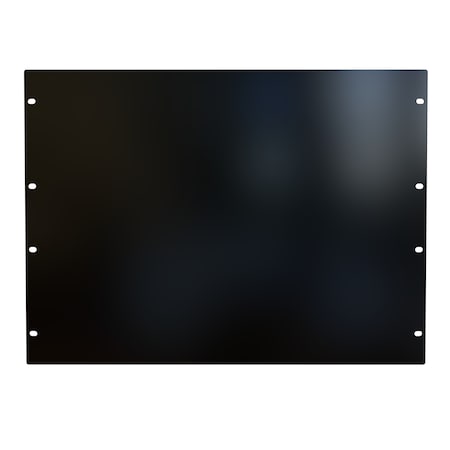 Hammond 8U FLAT STEEL RACK Panel PBPS19014BK